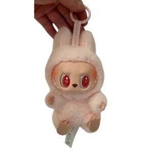 NWOB Labubu Pink Pop Mart Take a Seat Dada Bag Charm Keychain